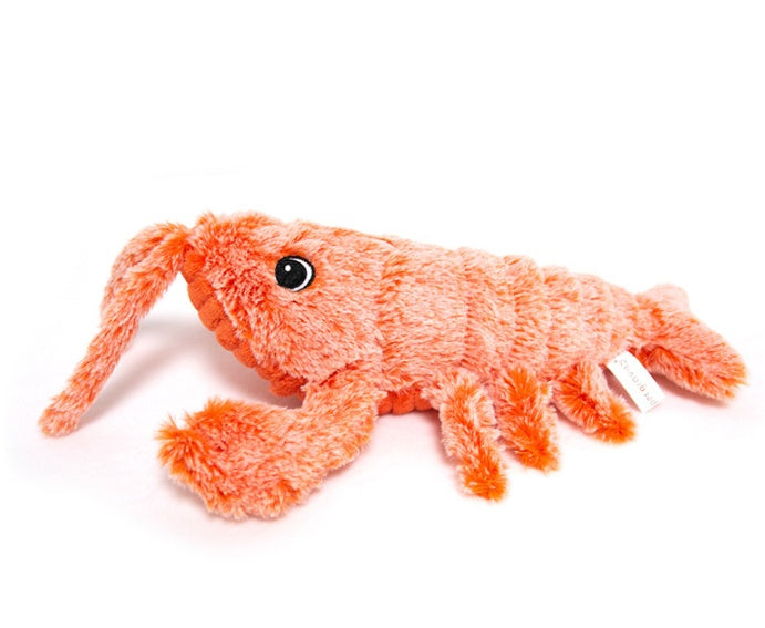 Jumping Lobster – Interactive Plush Cat Toy with 3 Swing Modes USB Rechargeable