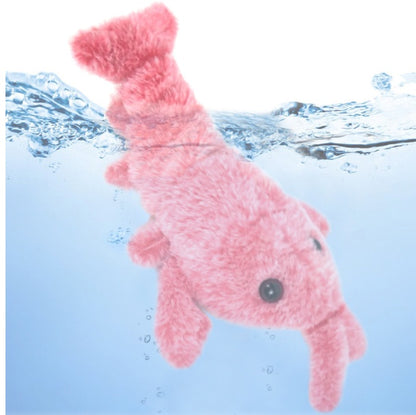 Jumping Lobster – Interactive Plush Cat Toy with 3 Swing Modes USB Rechargeable